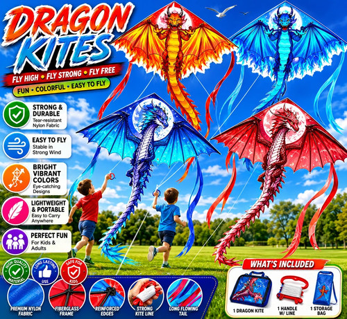 Dragon delta flying kite - delta,