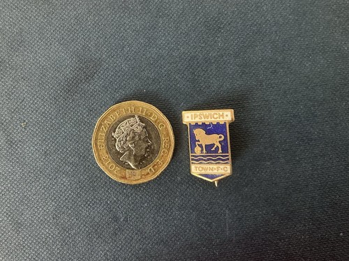 Ipswich town enamel - town, f.c.