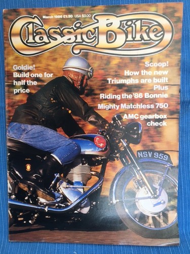 Classic bike mar norton - classic, mar'86,