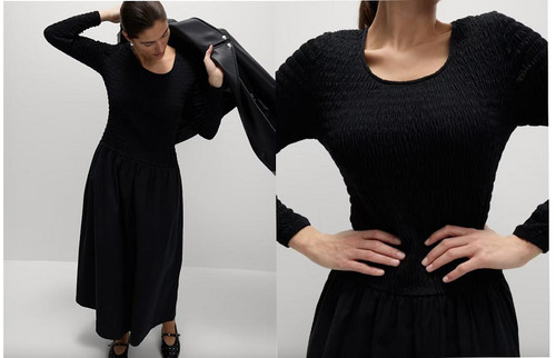 Black pure cotton - m&s,