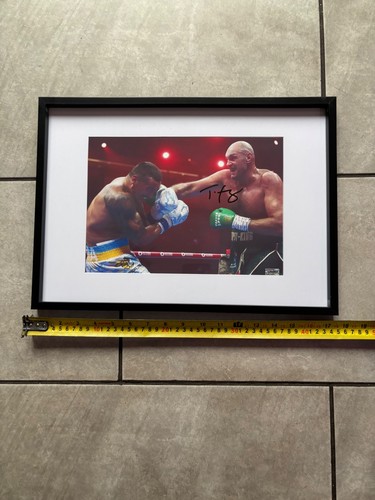 Tyson fury signed picture - tyson,