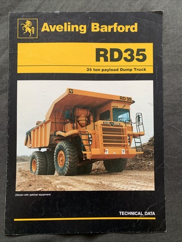 Aveling barford rd35 - rd35, payload