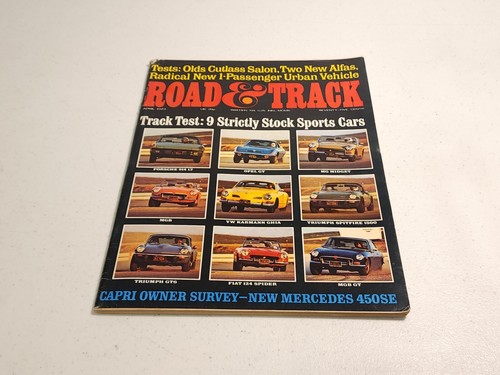 Vintage road track - vintage, magazine