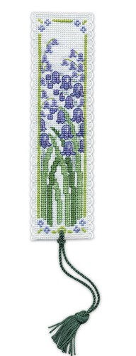 Bluebell bookmark cross - bluebell,