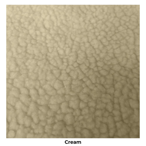Sherpa fleece fabric cream - fabric,