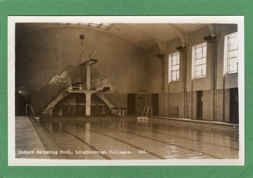 Indoor swimming pool diving - swimming,