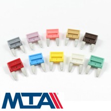 MTA Branded Mini Blade Fuses - Top Quality 12v / 24v 2 AMP - 30 AMP