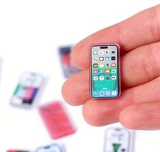 1 pcs Dolls House Miniature Imitation smartphone Model Scene Prop