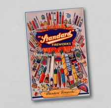 Fridge Magnet Standard Fireworks Retro Vintage Advert (8)