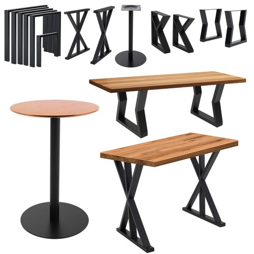 Industrial metal table legs - industrial,