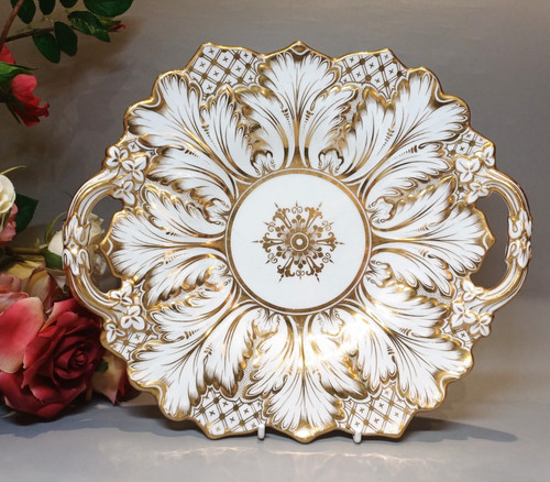 Antique ridgway cake serving - cake,