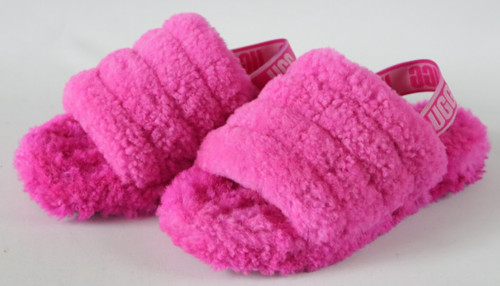 Ugg girls bright pink - ugg, fur