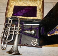 ANTIQUE CONN CORNET ELKHART/