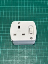 Vintage Bakelite MK 13 Amp Switched Plug Socket. Made in England