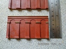 n gauge retaining walls level 1 straight  x 4  red brick