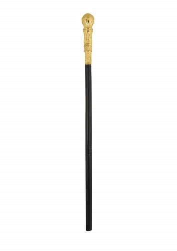 Gold pimp gangster stick cane - gold,