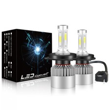 H4 9003 HB2 LED Headlight Bulb Light High/Low Beam Kit replace Xenon HID White