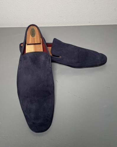 Berluti navy suede dress - berluti,