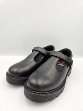 Kickers Black Leather T-Bar