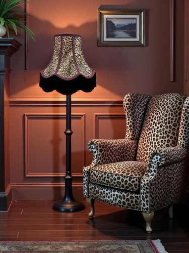 Lynx animal print floor
