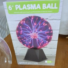 6 inch  Plasma Ball Static Electricity Science, sensory lamp with voice mode usb