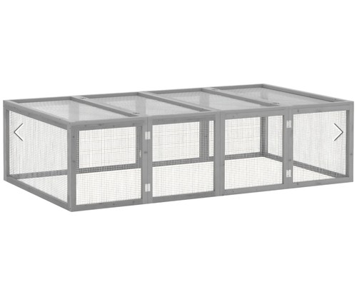 Pawhut large 6ft rabbit run - pawhut,