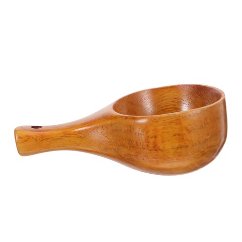 Bath water spoon wooden scoop - water,