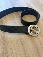 Men’s Genuine GG Gucci Black