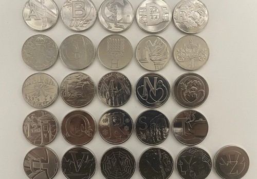 2019 10p coins - , alphabet
