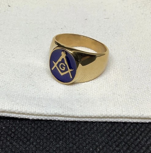 Vintage style masonic ring - vintage,