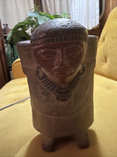 Pre columbian ceramic effigy - ceramic,