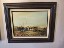 Vintage landscape art painting - vintage,