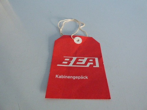 Vintage bea luggage - bea, label