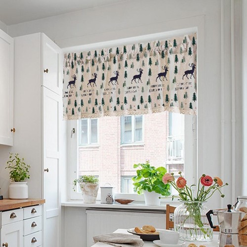 Kitchen curtain tier small - kitchen,