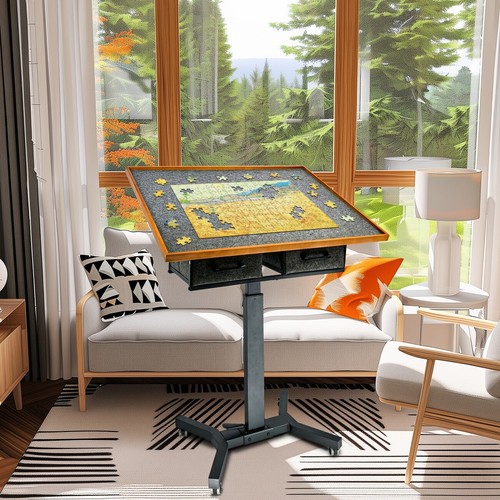 Deluxe jigsaw puzzle table - jigsaw,