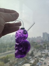purple bubbler skull Design