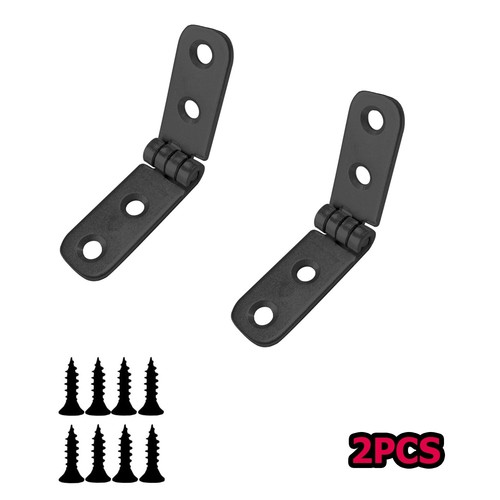 2pcs black 180 folding flip - black,