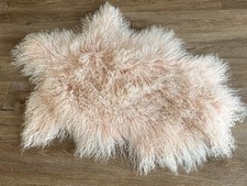 Soft Blush Pink Alpaca Skin