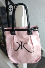 Kim Kardashian vinyl pink tote