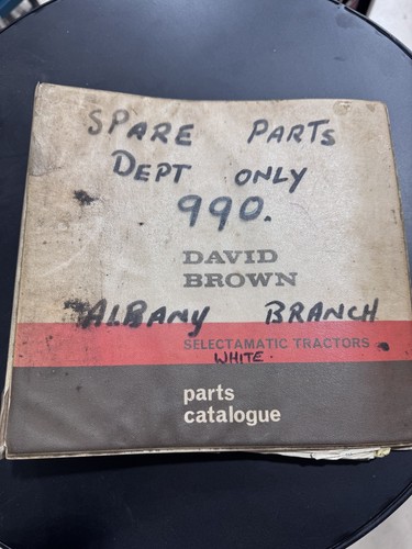 David brown parts list - brown,
