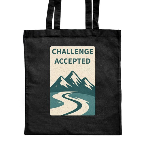 Skiing challenge accepted - challenge, accepted'