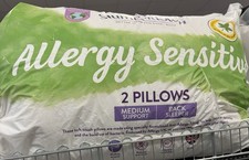 Slumberdown 4391AMZ77 Anti Allergy Pillow 2 Pieces - White