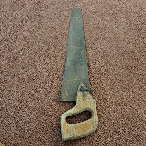 Vintage hand saw 40cm - hand,