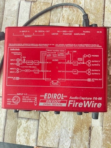 Edirol audio capture 66 - audio,