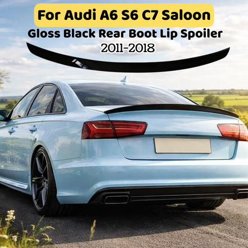Gloss black rear boot spoiler - gloss,