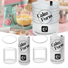 Acrylic Cake Form, Cake Making Tool for Beginners and Pros, Premium Accessory