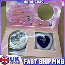 DIY Wish Pearl Heart Pendant Necklace for Women Oyster Love Pearl Blind Box