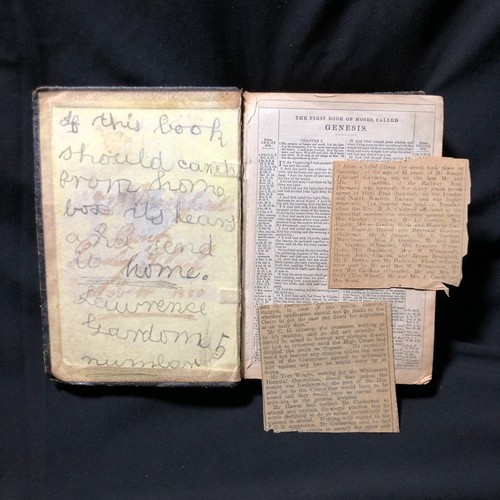 Antique bible approx 1914 - antique,
