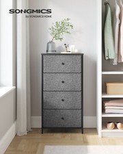 SONGMICS Chest of Drawers Bedroom, Drawer Storage Unit, LTS314