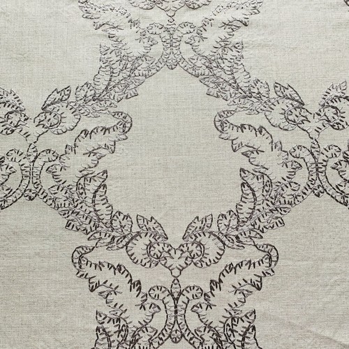 Sanderson embroidered curtain - embroidered,